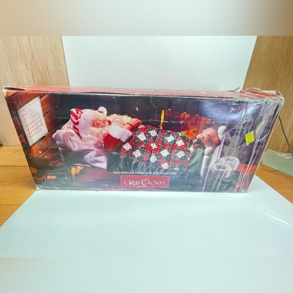 Original Grandeur Noel Collectors Edition Sleeping Whistling Santa Works W/ Box - Picture 3 of 16
